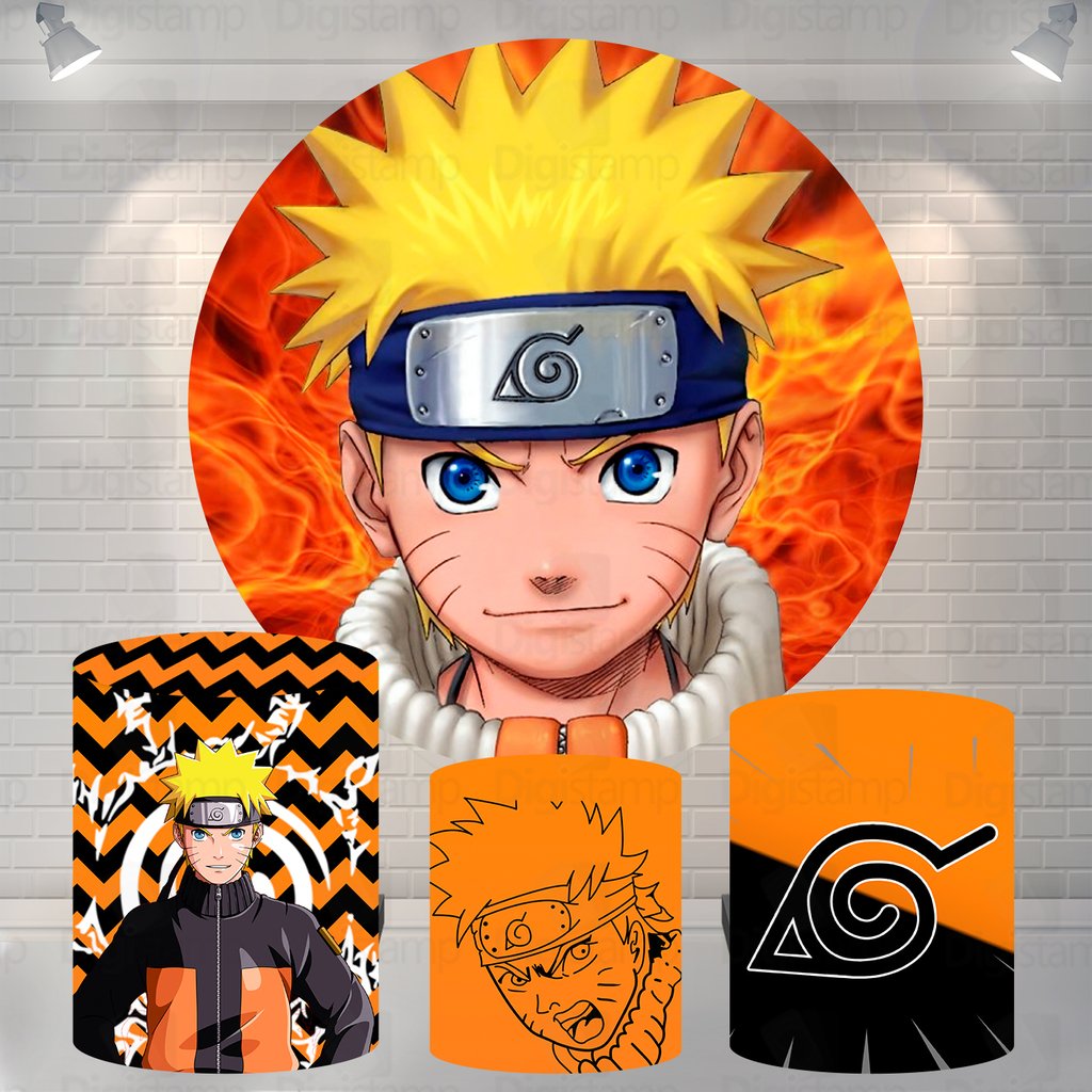 Kit Volta às Aulas Completo Personalizado - Naruto Menina