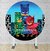 Painel Redondo Sublimado PJ Masks PNR322