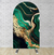 Painel Lateral Veste-Facil Abstrato Verde PL048 - comprar online
