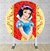 Painel Redondo Sublimado Branca de Neve PNR43