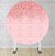 Painel Redondo Sublimado Neon Glitter Rosé PNR603