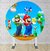 Painel Redondo Sublimado Super Mario PNR704