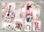 Kit Painel + Trio de Cilindros + 1 Painel Lateral Sublimados Country Feminino SKIT121