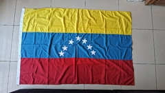 Antiga Bandeira da Venezuela de Navio em Tecido2