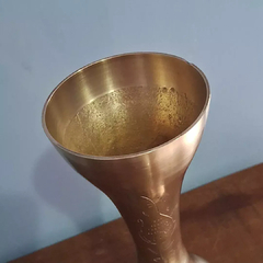 Antiga Floreira / Vaso Indiano em Bronze Maciço - comprar online