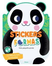 Stickers formas: Hola, pequeño panda