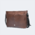 Bolsa carteiro de couro masculina para notebook Pelli Brasil - marrom café - detalhe 2