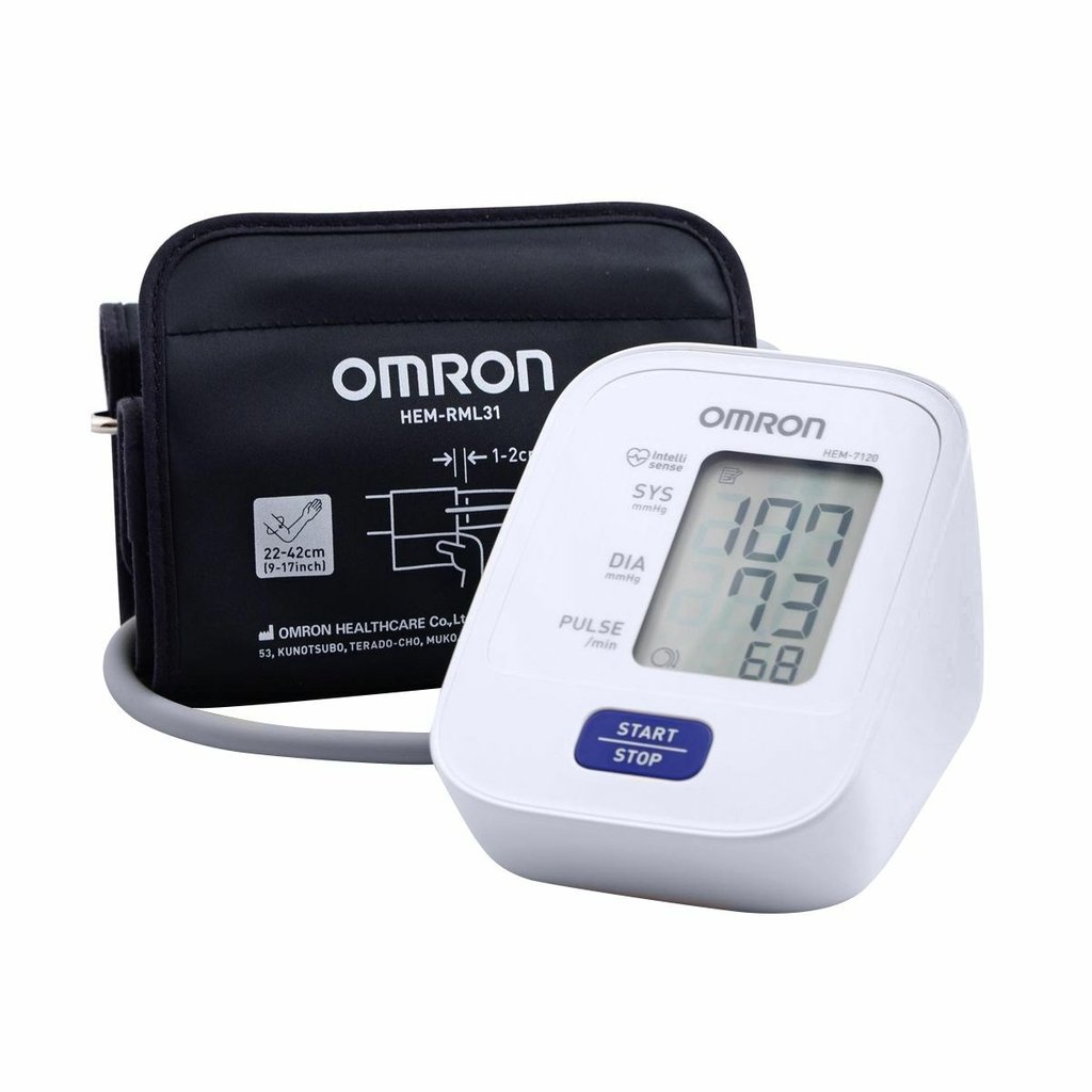 Tensiómetro Digital Automático De Brazo Omron Hem-7120 - OMRON MEDIDORES DE  PRESION - Megatone