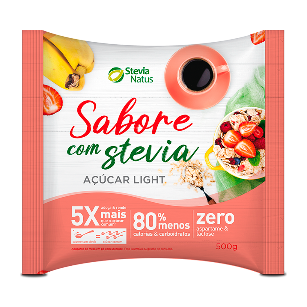 Açúcar Light Sabore - Stevia Natus 500 g