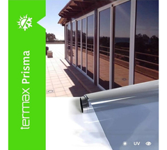 Lámina Prisma - Tonalizada Ext/DVH ( calor - brillo - uv) 1.52 m ancho x 1 m largo. Film control solar para vidrios. - comprar online