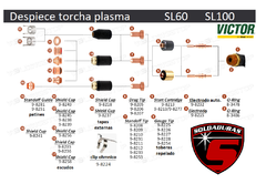 TORCHA SL100 (75) T&L20FT (6.1M) Cod 730838 - soldaduras