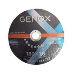 El Disco de Corte Genox Ø 180 x 1.6 Trytech es una herramienta de alta precisión y rendimiento diseñada para cortes rápidos y limpios