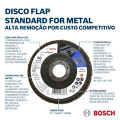 DISCO FLAP BOSCH Ø 115MM #40 en internet