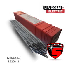 Este Grinox 62 E2209-16 de 2.50 mm de diámetro. Presentado en una caja de 3.8 kg