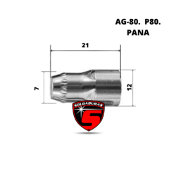 ELECTRODO DE PLASMA AG80 / P80 / PANASO - comprar online