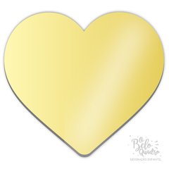 Placa Acrílico Coração - O Belo Quadro - Decoração Infantil 