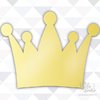 Placa Acrílico Coroa Princesa