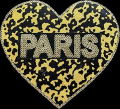 194 Corazon Paris estampa y lentejuelas en internet