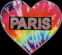194 Corazon Paris estampa y lentejuelas - comprar online
