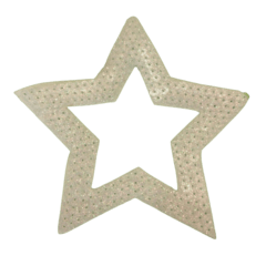 635 Estrella Calada 9cm - Hook Bordados