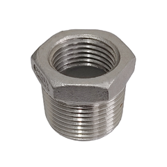 Bucha de Redução 1/2" p/ 3/8" - Inox