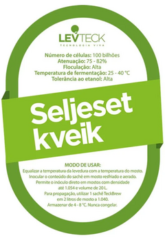 Fermento líquido Levteck - Seljeset KVEIK - comprar online