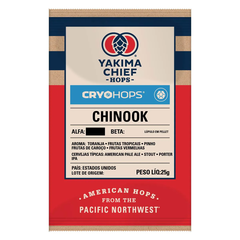 Lúpulo CHINOOK CRYO HOPS em pellet - Pct 25gr