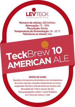 Fermento líquido TeckBrew 10 - American Ale - comprar online