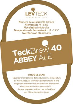 Fermento líquido TeckBrew 40 - Abbey Ale - comprar online