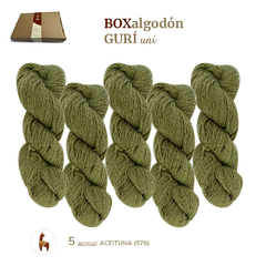 ALGODON GURI/ BOX 500GRS en 5 madejas (100grsc/u) en internet