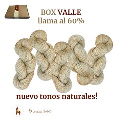 BOX LLAMA VALLE FINGERING - tienda online