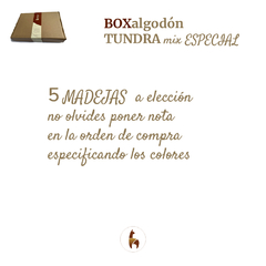 ALGODON TUNDRA / BOX MIX 500GRS en 5 madejas - comprar online