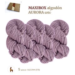 MAXIBOX ALGODON AURORA X 750GRS/ BLEND UNICO! - Texandes. lanas