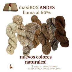 LLAMA ANDES MAXIBOX NATURALES (700GRS)