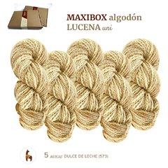 MAXIBOX ALGODON LUCENA/ 750GRS en 5 madejas (150grsc/u). BLEND UNICO!! - tienda online