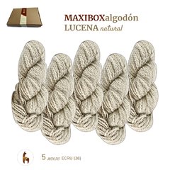 MAXIBOX ALGODON LUCENA/ 750GRS en 5 madejas (150grsc/u). BLEND UNICO!!