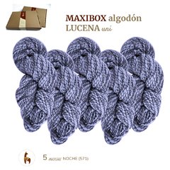 MAXIBOX ALGODON LUCENA/ 750GRS en 5 madejas (150grsc/u). BLEND UNICO!! - tienda online