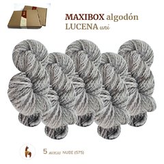 Imagen de MAXIBOX ALGODON LUCENA/ 750GRS en 5 madejas (150grsc/u). BLEND UNICO!!