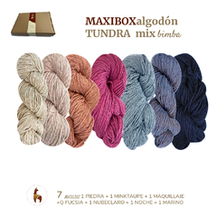 ALGODON TUNDRA / MAXIBOX MIX 700GRS en 7 madejas - comprar online