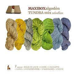 ALGODON TUNDRA / MAXIBOX MIX 700GRS en 7 madejas - tienda online