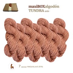 ALGODON TUNDRA / MAXIBOX 700GRS en 7 madejas - Texandes. lanas