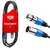 Cabo Microfone Xlr Canon Macho E Femea Balanceado 5 Metros