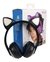 Fone Headphone Bluetooth Orelhas Gatinho Led Colorida Bass - loja online