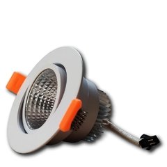 6 Spot Led Direcionável Com Fonte Redondo Teto Sanca Gesso - Orion eShop | Informatica, Automotivo, Microfones