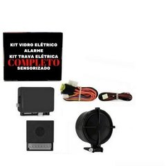 Kit Vidro Eletrico Onix 4p Completo Trava Eletrica + Alarme