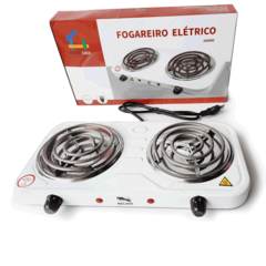 FOGAREIRO ELÉTRICO 2 BOCAS 2000W FU3009A ( COR E VOLTAGEM) - comprar online