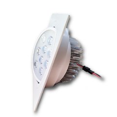 Kit 2 Spot Led Quadrado Direcionável Branco Teto Gesso Sanca - loja online