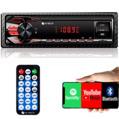 PREMIUM AUTO-RADIO MP3 ETECH BLUETOOTH 4X45W