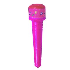 Microfone Infantil Com Pedestal E Amplificador Luzes Karaokê - comprar online