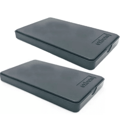 2 Cases Gaveta Hd Sata Notebook Pc 2.5 Bolso Usb 2.0 Externo